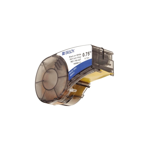 Brady 0.75 IN X 14 FT SELF LAM LABEL, FOR BMP21 (19.05 MM X 4.27M), 110927 M21-750-427 - main